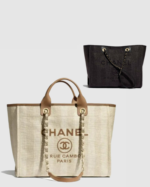 [CHANEL-샤넬]스트라이프 도빌백 A66941