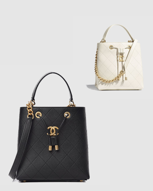 [CHANEL-샤넬]드로스트링 버킷백 AS0310