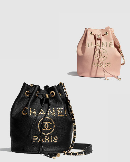 [CHANEL-샤넬]드로스트링 버킷백 AS1045