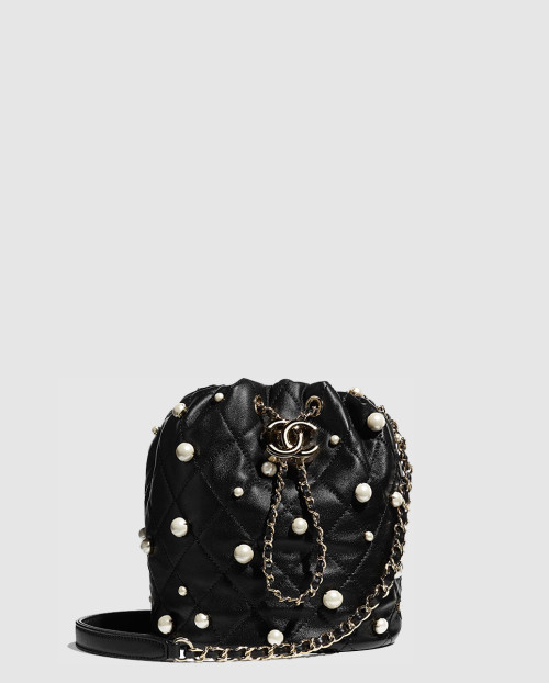 [CHANEL-샤넬]드로스트링 버킷백 AS2519