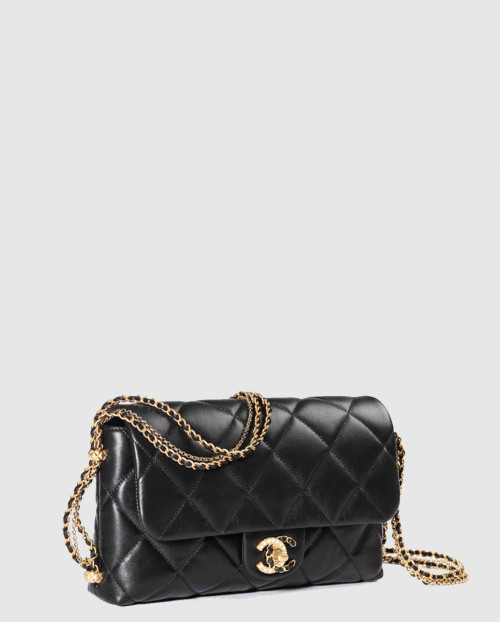 [CHANEL-샤넬]골드메탈 플랩백 AS2563