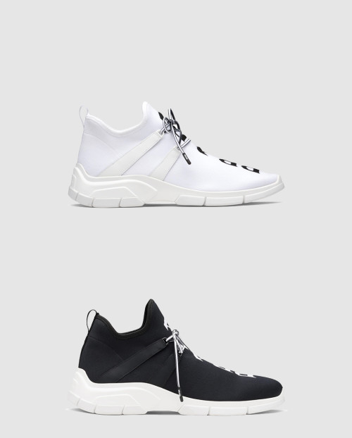 [PRADA-프라다]니트 로고 스니커즈 4E3492