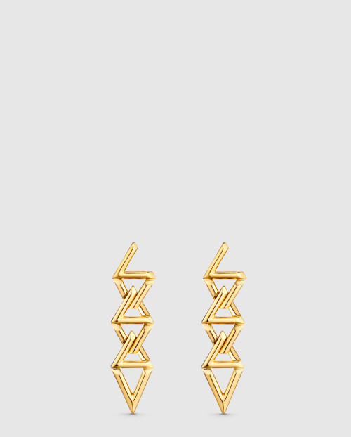 [LOUIS VUITTON-루이비통]LV 볼트 커브 귀걸이 Q96971