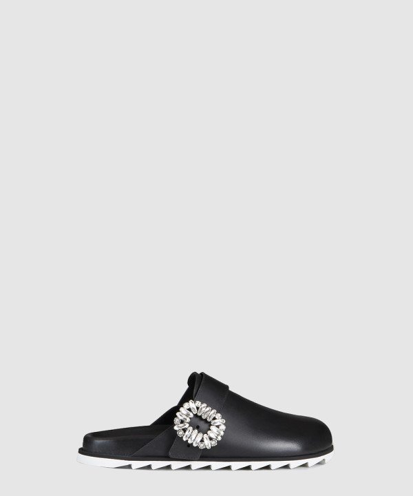 [ROGER VIVIER-로저비비에]스트라스 클로즈드 토 뮬 6253