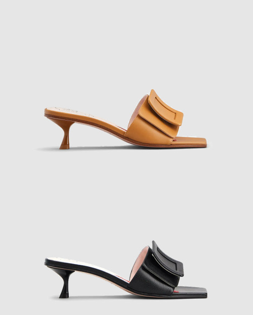 [ROGER VIVIER-로저비비에]커버드 버클 뮬 6263