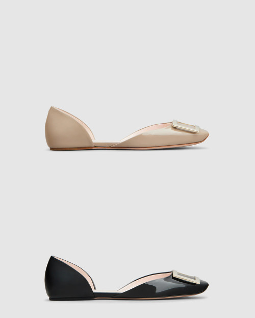 [ROGER VIVIER-로저비비에]트럼펫 도르세이 발레리나 플랫슈즈 4042