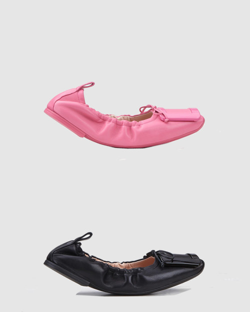 [ROGER VIVIER-로저비비에]비브 래커 발레리나 플랫슈즈 6022