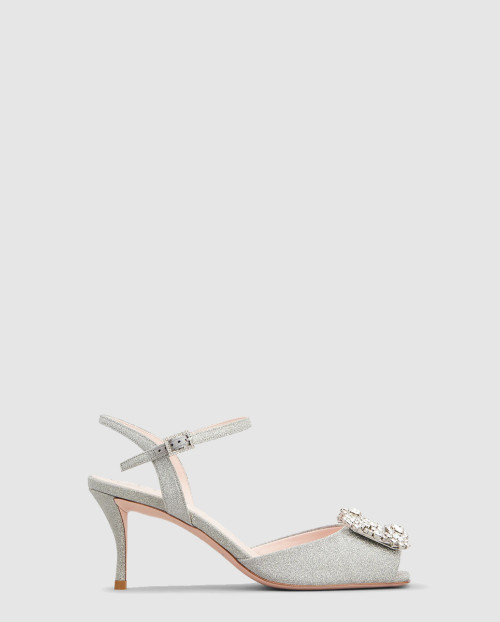 [ROGER VIVIER-로저비비에]플라워 스트라스 샌들 6073