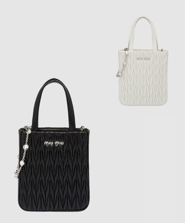 [MIUMIU-미우미우]마테라쎄 토트백 5BA220