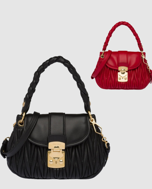 [MIUMIU-미우미우]코퍼 마테라쎄 토트백 5BH188