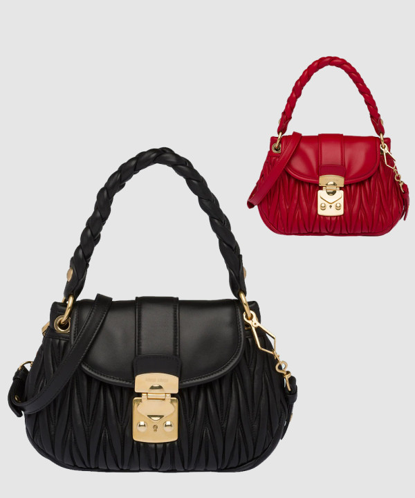 [MIUMIU-미우미우]코퍼 마테라쎄 토트백 5BH188