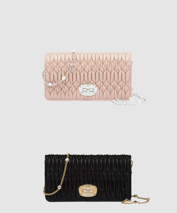 [MIUMIU-미우미우]크리스탈 클로케 미니백 5DH044