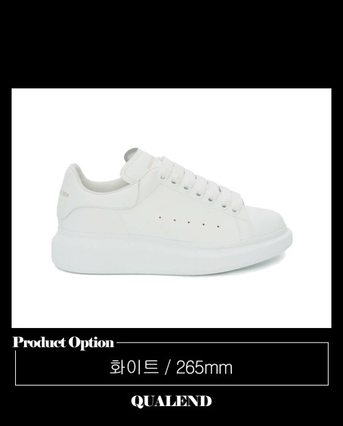 [MCQUEEN-알렉산더맥퀸]오버솔 스니커즈 레더 553680