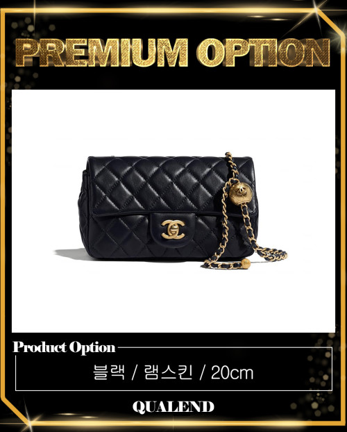 [CHANEL-샤넬]클래식 골드볼 뉴미니 AS1787