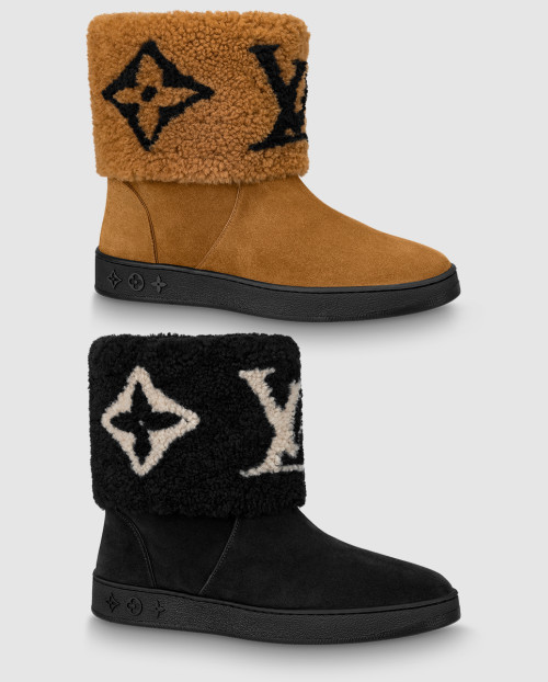 [LOUIS VUITTON-루이비통]스노우드롭 플랫 앵클부츠 1A8D0U