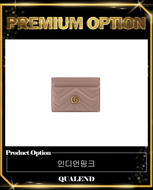 [GUCCI-구찌]GG 마몽 마틀라세 카드지갑 ‎443127