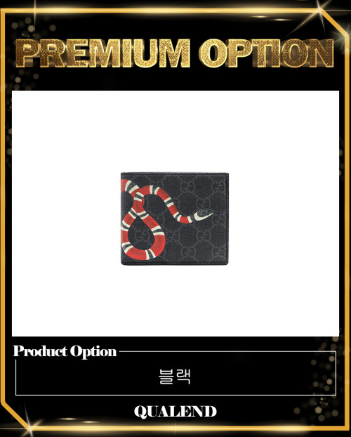 [GUCCI-구찌]스네이크 GG 수프림 반지갑 ‎451268