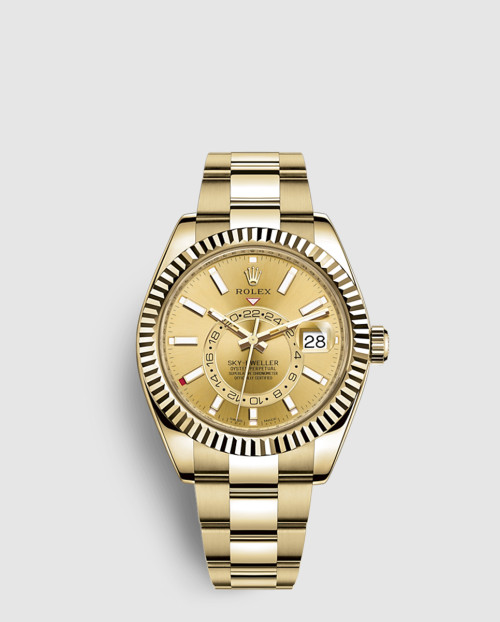 [ROLEX-롤렉스]스카이 드웰러 금통 42 326938