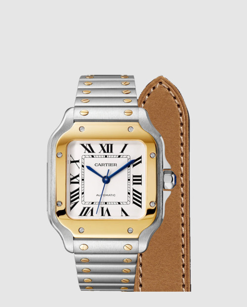 [CARTIER-까르띠에]산토스 드 까르띠에 콤비 35.1 W2SA0016