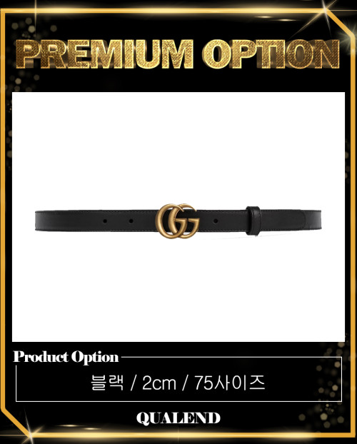 [GUCCI-구찌]GG 마몽 벨트 409417