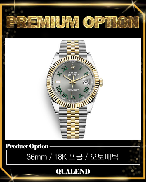 [ROLEX-롤렉스]데이저스트 콤비 36 126333