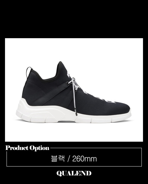 [PRADA-프라다]니트 로고 스니커즈 4E3492