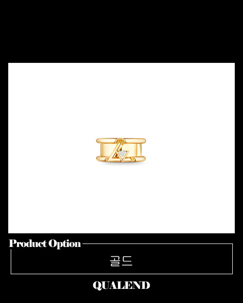 [LOUIS VUITTON-루이비통]LV 볼트 밴드 반지 Q9O58A