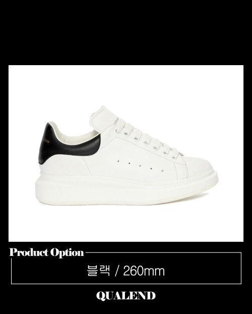 [MCQUEEN-알렉산더맥퀸]오버솔 스니커즈 레더 553680