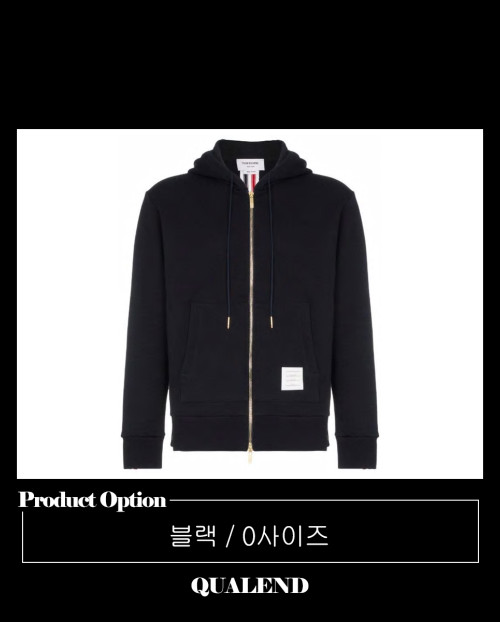 [THOM BROWNE-톰브라운]4-bar 후드집업 MJT022