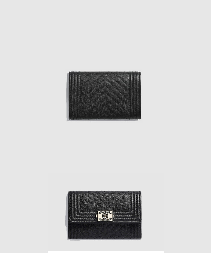 레플리카|이미테이션 chanel-샤넬쉐브론-보이-플랩-카드지갑-a80603