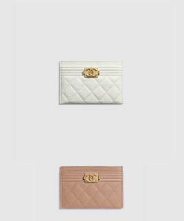 [CHANEL-샤넬]보이 카드지갑 인기색상 A84431