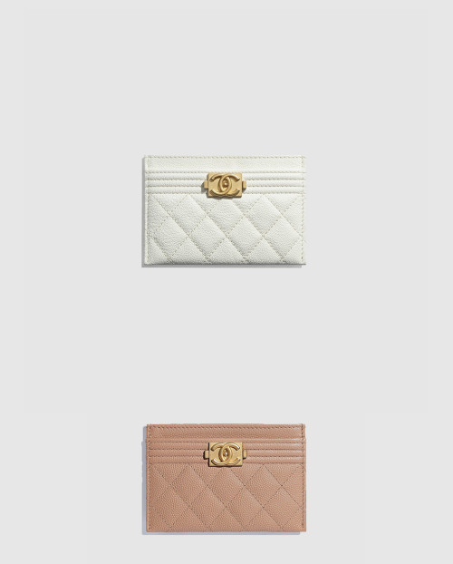 [CHANEL-샤넬]보이 카드지갑 인기색상 A84431