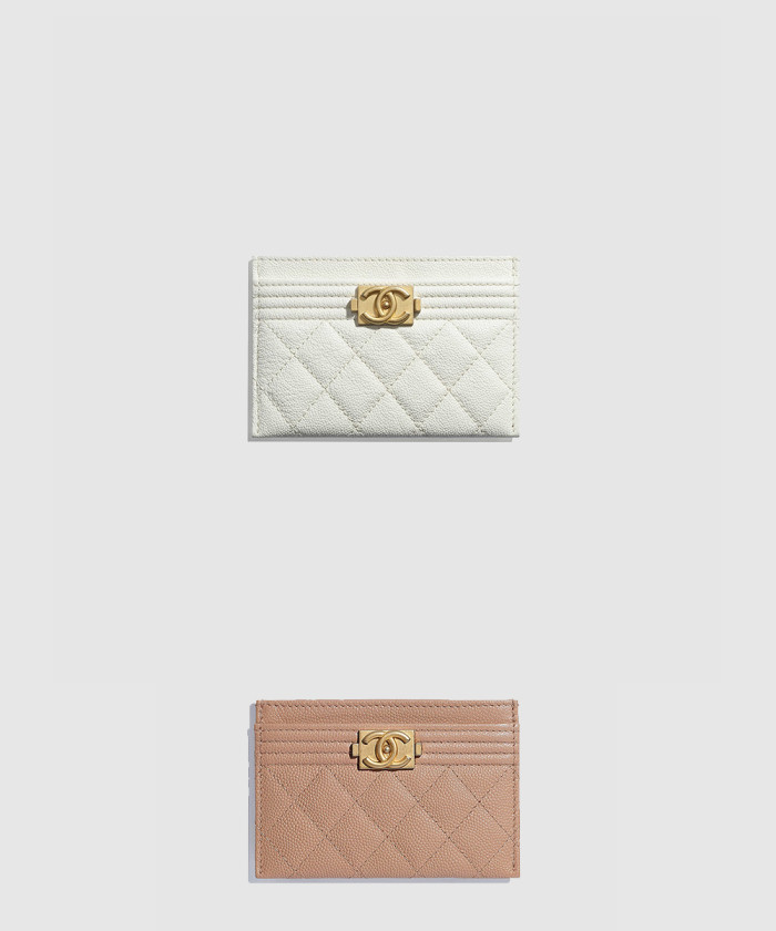 레플리카|이미테이션 chanel-샤넬보이-카드지갑-인기색상-a84431