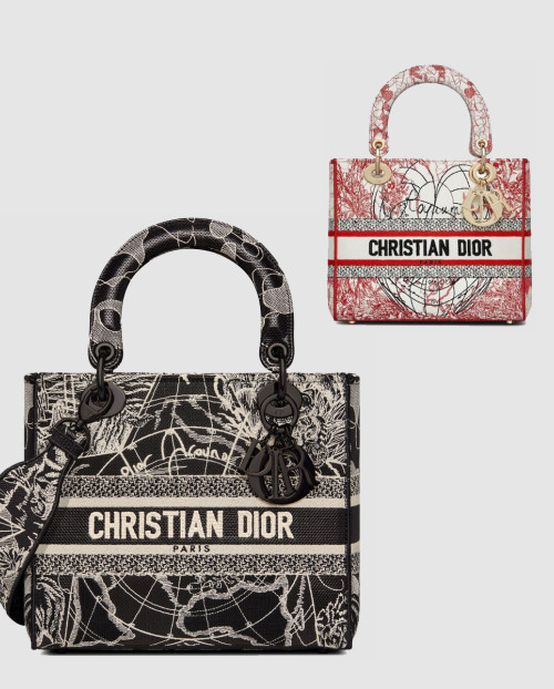 [DIOR-디올]레이디백 디라이트 미듐 M0565