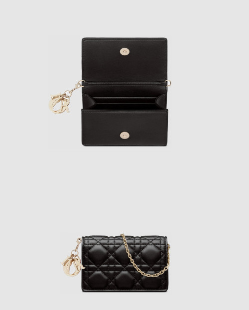 [DIOR-디올]레이디 디올 나노 파우치 S0853