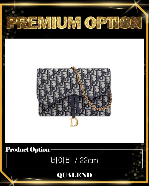 [DIOR-디올]새들 파우치 WOC S5620