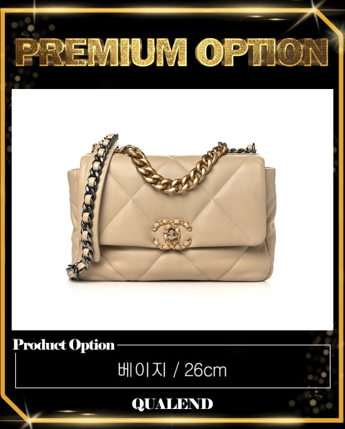 [CHANEL-샤넬]19백 미듐 인기색상 AS1160