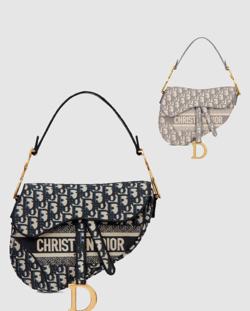 [DIOR-디올]새들백 미듐 M0446