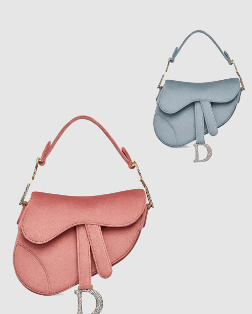 [DIOR-디올]새들백 벨벳 미니 M0447