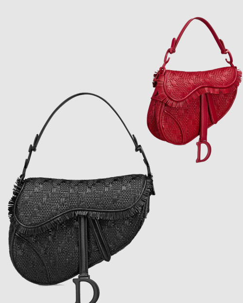 [DIOR-디올]새들백 미듐 M0446