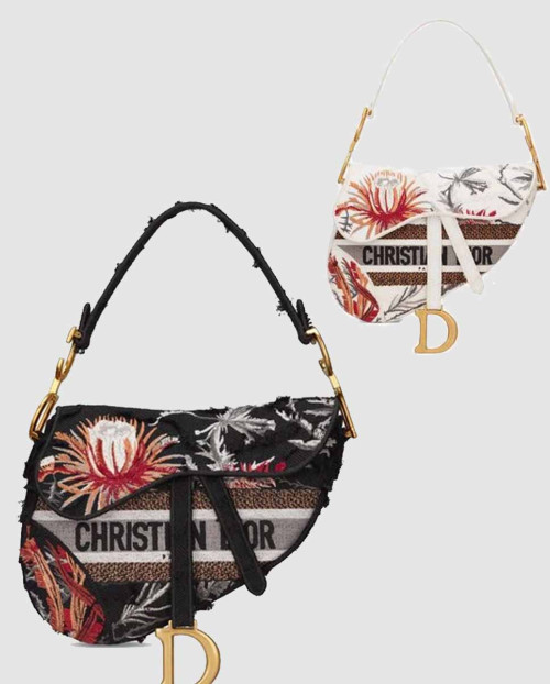 [DIOR-디올]새들백 미듐 M0446