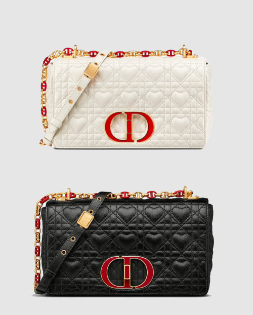 [DIOR-디올]카로백 하트 미듐 M9242