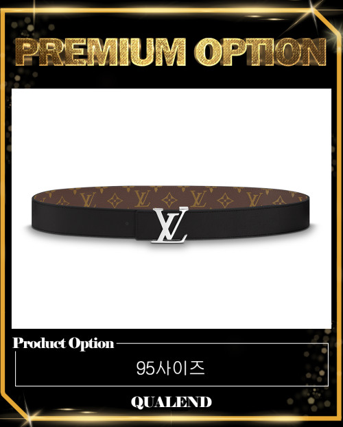[LOUIS VUITTON-루이비통]LV 이니셜 리버서블 모노그램 벨트 M9821S