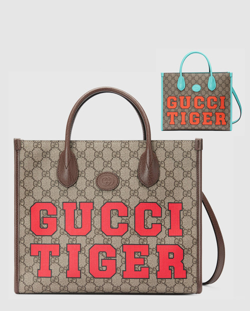[GUCCI-구찌]타이거 GG 스몰 토트백 659983
