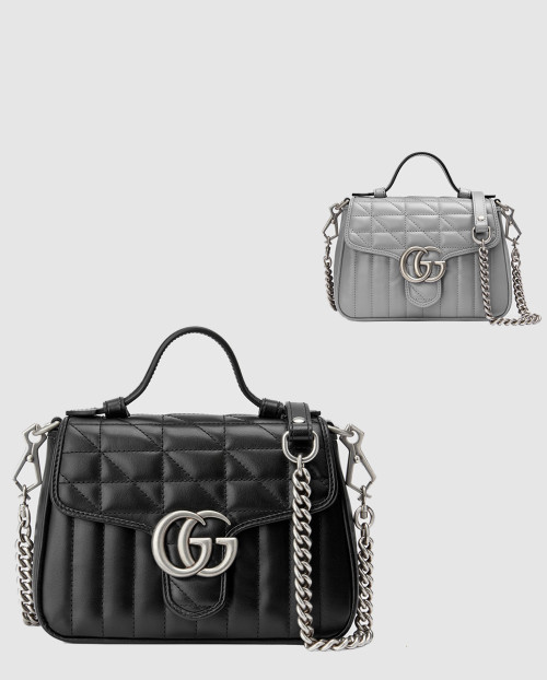 [GUCCI-구찌]GG 마몽 미니 탑핸들백 583571