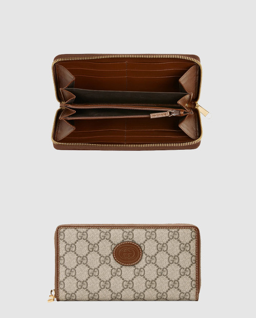 [GUCCI-구찌]인터로킹 G 지퍼월렛 673003