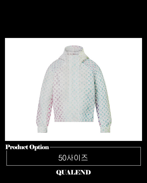 [LOUIS VUITTON-루이비통]그라디언트 모노그램 메시 블루종 1A9UGT