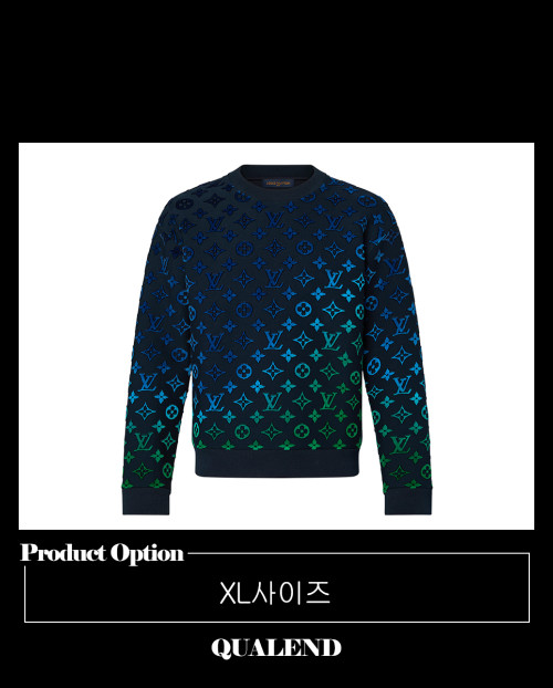 [LOUIS VUITTON-루이비통]그라디언트 필 쿠페 맨투맨 1A9GLG