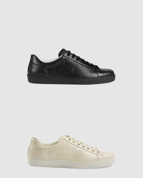 [GUCCI-구찌]에이스 GG 엠보스 스니커즈 625787