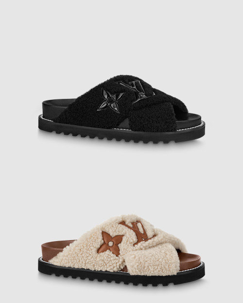 [LOUIS VUITTON-루이비통]파세오 플랫 컴포트 뮬 1AA1VY